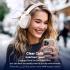 UGREEN HiTune Max5C Headphones Wireless, 75H Playtime, Adaptive Noise Cancelling, Hi-Res Sound Bluetooth 5.4 Over-ear Headsets, Custom EQ & Multiple Connection via App, Foldable Retractable Earphones - White